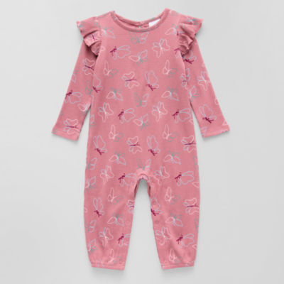 Okie Dokie Baby Girls Long Sleeve Jumpsuit