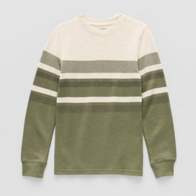 Thereabouts Little & Big Kid Boys Crew Neck Long Sleeve Regular Fit Thermal Top