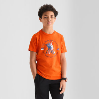 Xersion Little & Big Kid Boys Crew Neck Short Sleeve Regular Fit Graphic T-Shirt