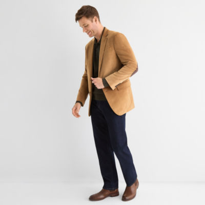 Stafford Mens Stretch Fabric Classic Fit Corduroy Sport Coat