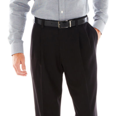 Haggar® eCLo™ Stria Classic Fit Pleated Dress Pants