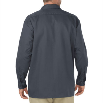 Dickies® FLEX Relaxed Fit Long Sleeve Twill Work Shirt - Big