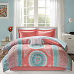 Intelligent Design Eleni Comforter and Sheet Set with decorative pillow
