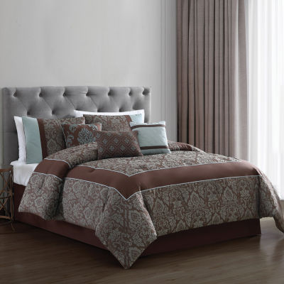 Riverbrook Home Jalena 7-pc. Jacquard Midweight Comforter Set