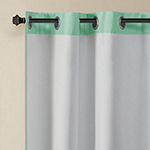 Intelligent Design Rayna Chevron Energy Saving Light-Filtering Grommet Top Set of 2 Curtain Panel