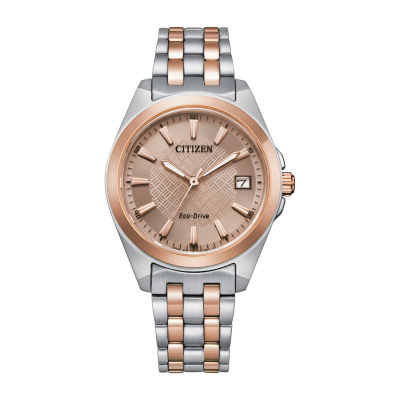 Citizen Peyten Womens Two Tone Stainless Steel Bracelet Watch Eo1226-59x