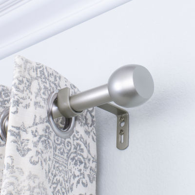 Decopolitan Barrel Knob 1 Adjustable Curtain Rod