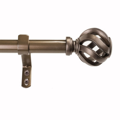 Decopolitan Cage 1 IN Adjustable Curtain Rod