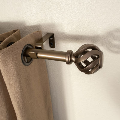 Decopolitan Cage 1 IN Adjustable Curtain Rod