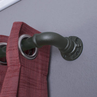 Decopolitan Industrial 1 IN Adjustable Curtain Rod