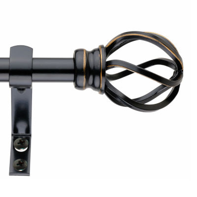 Decopolitan Cage 5/8 IN Adjustable Curtain Rod JCPenney