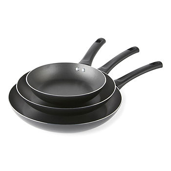 T-Fal 10.5 Aluminum Frying Pan, Color: Black - JCPenney