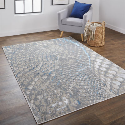 Weave And Wander Aurelian Abstract Hand Knotted Indoor Rectangle Area Rug