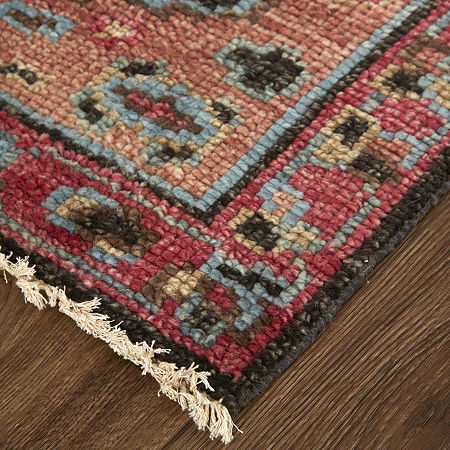 Weave And Wander Bashyr Medallion Hand Knotted Indoor Rectangle Area Rug, One Size, Brown