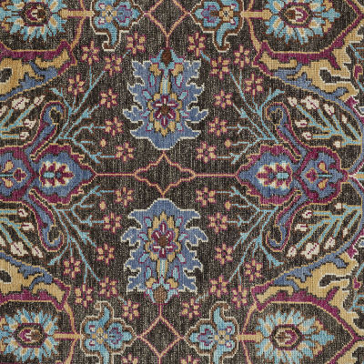 Weave And Wander Bashyr Floral Hand Knotted Indoor Rectangle Area Rug