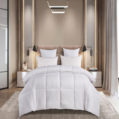 Blue Ridge Home Fashions Naples 700 Thread Count Sateen Cotton Down Alternative Comforter