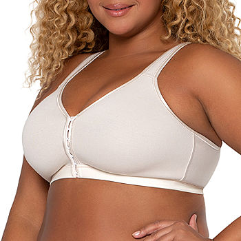 Catherines Womens Plus Size Wireless Front-Close Cotton Comfort Bra - 46 DD