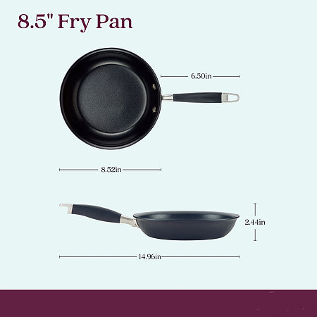 Anolon Advanced Home Hard Anodized 8.5 Skillet, One Size, Black