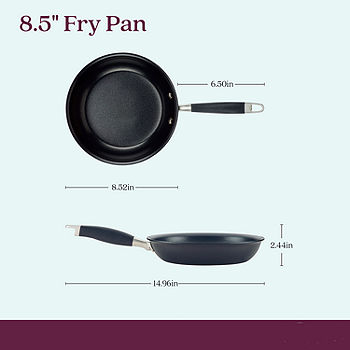 Anolon Advanced Home Hard Anodized Nonstick Deep Frying Pan/Skillet with Lid,  12 Inch, Onyx - Yahoo Shopping