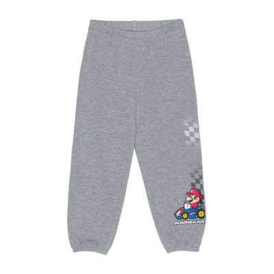 Little Boys 2-pc. Fleece Super Mario Pant Set