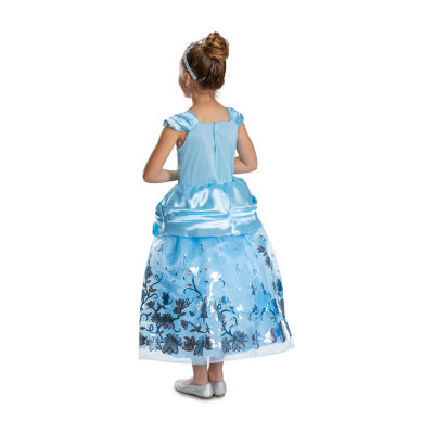 Disney Collection Cinderella With Tiara Girls Dress Up Costumes