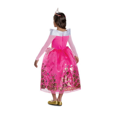 Disney Collection Aurora Costume With Tiara Girls Dress Up Costumes