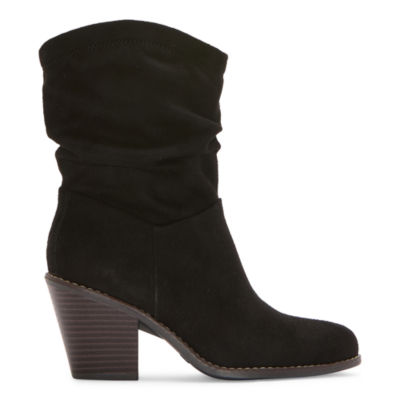 a.n.a Womens Powers Stacked Heel Slouch Boots