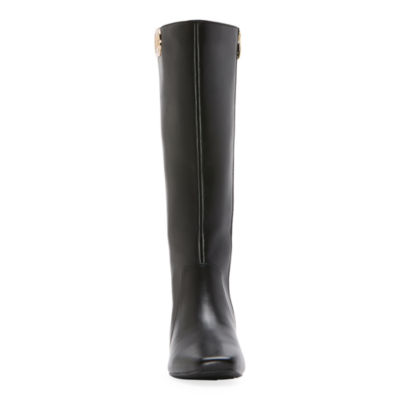 Liz Claiborne Womens Deering Flat Heel Riding Boots