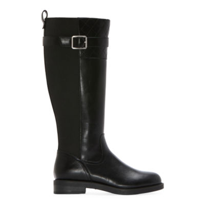 St. John's Bay Womens Winterwood Wide Calf Flat Heel Riding Boots