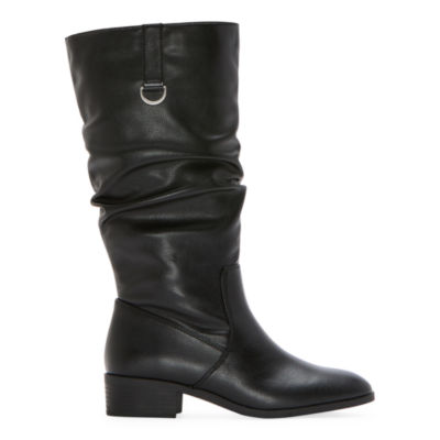 St. John's Bay Womens Fannie Flat Heel Slouch Boots