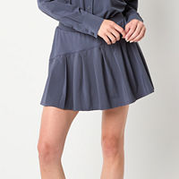 Stylus Womens High Rise Pleated Skirt, Medium, Purple