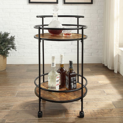 Charlie Engineered Wood Kitchen Carts