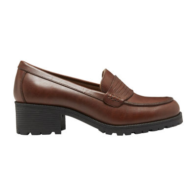 Eastland Newbury Womens Round Closed Toe Loafers