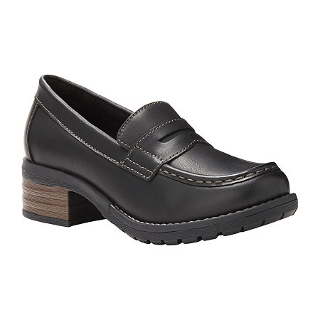 Eastland Holly Womens Closed Toe Slip-On Shoe, 6 Medium, Black