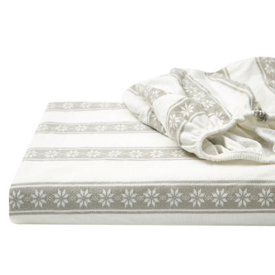 Eddie Bauer Snowflake Fair Isle Sheet Set