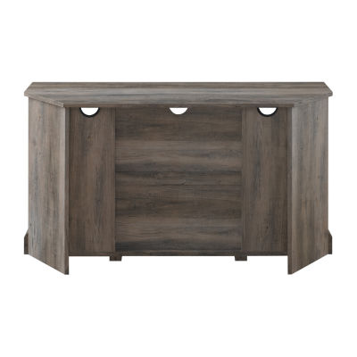 Barn Door Corner Tv Stand