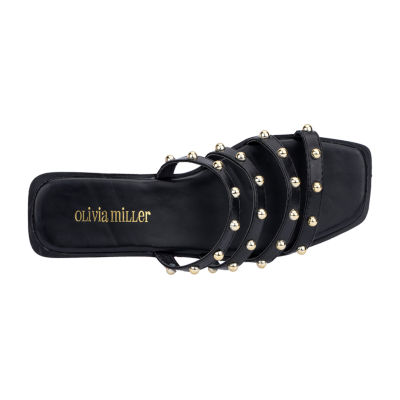 Olivia Miller Womens Heidi Flat Sandals