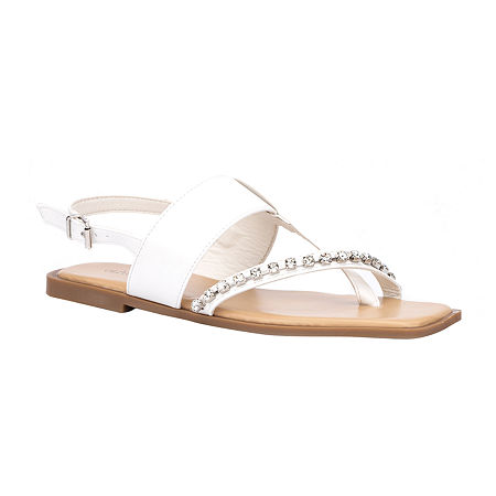  -Olivia Miller Womens Giana Flat Sandals