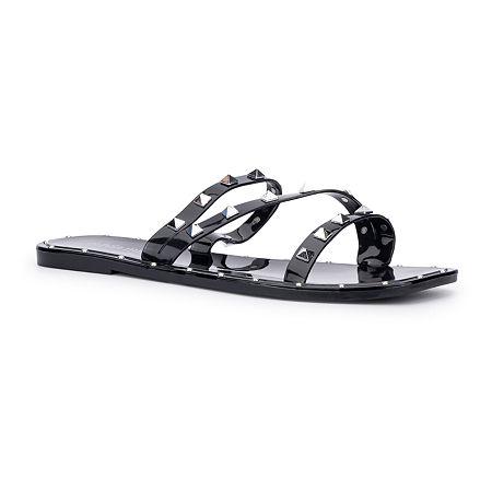  -Olivia Miller Womens Amelia Flat Sandals