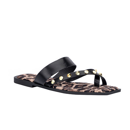  -Olivia Miller Womens Keilani Flat Sandals