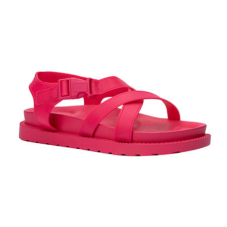  -Olivia Miller Tessa Womens Footbed Sandals