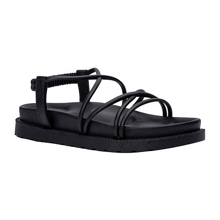  -Olivia Miller Venus Womens Footbed Sandals