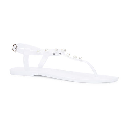  -Olivia Miller Womens Geneva Flat Sandals