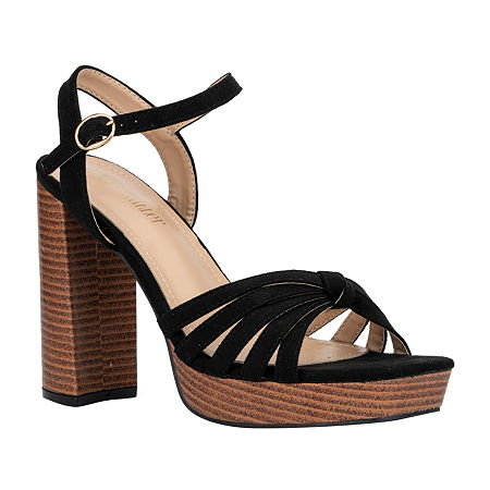  -Olivia Miller Womens Galia Heeled Sandals