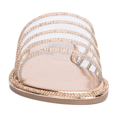 Olivia Miller Womens Nadia Flat Sandals