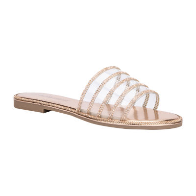 Olivia Miller Womens Nadia Flat Sandals