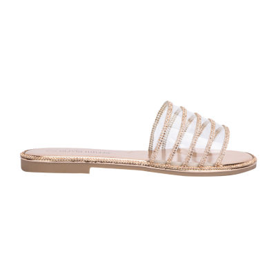 Olivia Miller Womens Nadia Flat Sandals