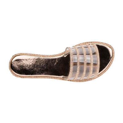 Olivia Miller Womens Nadia Flat Sandals
