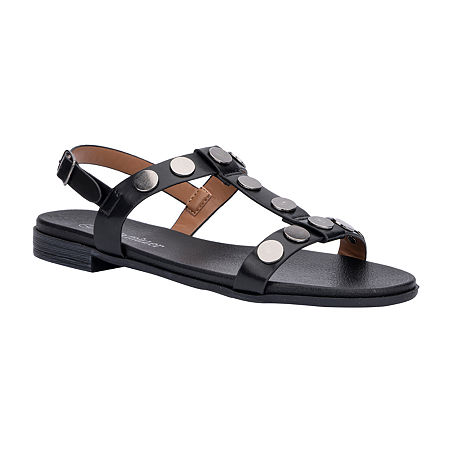  -Olivia Miller Womens Lyra Flat Sandals