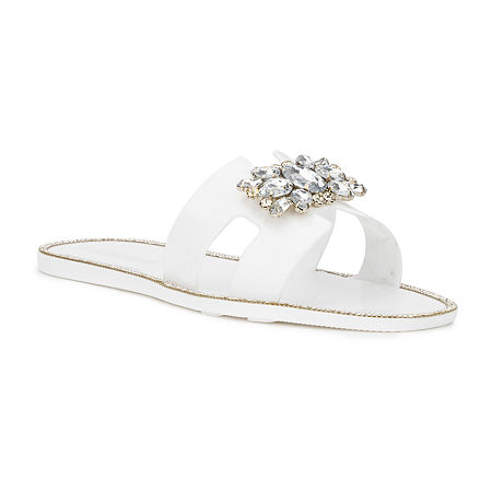  -Olivia Miller Womens Kai Flat Sandals